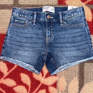 Abercrombie Kids Dark Blue Jean Shorts